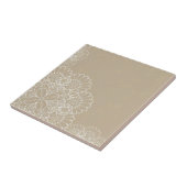 Retro Hintergrund mit Spitzeverzierung Fliese (Seite)