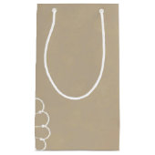 Retro Hintergrund mit Spitzeverzierung Kleine Geschenktüte (Vorderseite)