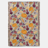 Retro Hintergrund vom Frischgemüse Decke (Vorderseite Vertikal)