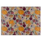 Retro Hintergrund vom Frischgemüse Schneidebrett (Vorderseite)