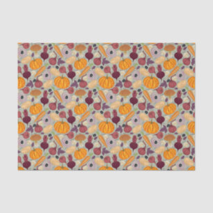 Retro Hintergrund vom Frischgemüse Seidenpapier