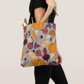 Retro Hintergrund vom Frischgemüse Tasche (Von Nahem)