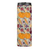 Retro Hintergrund vom Frischgemüse Thermosbecher (Rückseite)