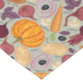 Retro Hintergrund vom Frischgemüse Tischdecke (Schrägansicht)