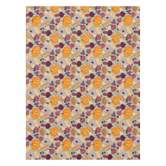 Retro Hintergrund vom Frischgemüse Tischdecke (Vorderseite)