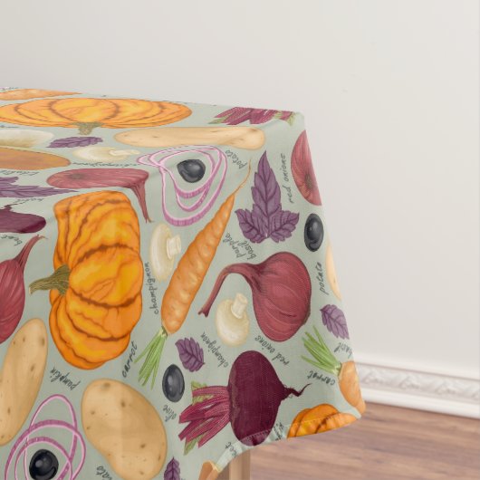 Retro Hintergrund vom Frischgemüse Tischdecke (Beispiel)