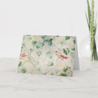 Retro-Hintergrundbild mit Vögeln Vielen Dank