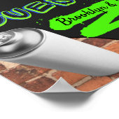 Retro Hip Hop Urban Baby Showbook Gästebuch (Ecke)