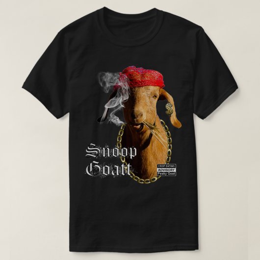 Retro Hiphop Goat Bauer, Music Lover 2 T-Shirt (Design vorne)