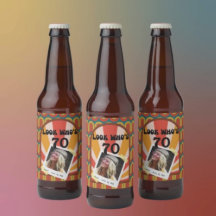 Retro Hippie 60er Jahre Benutzerdefiniertes Foto 7