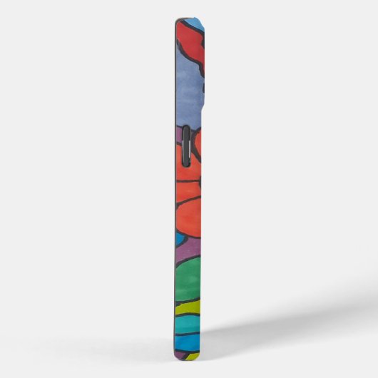 Retro Hippie Blume Art Case-Mate iPhone Hülle (Rückseite / Rechts)