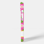 Retro-Hippie-Blumen-Daisy-Muster Case-Mate iPhone Hülle (Rückseite / Links)