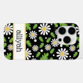Retro-Hippie-Blumen-Daisy-Muster Case-Mate iPhone Hülle (Rückseite (Horizontal))