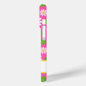 Retro-Hippie-Blumen-Daisy-Muster Case-Mate iPhone Hülle (Rückseite / Links)
