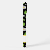 Retro-Hippie-Blumen-Daisy-Muster iPhone Hülle (Rechte Seite)