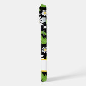 Retro-Hippie-Blumen-Daisy-Muster iPhone Hülle (Linke Seite)