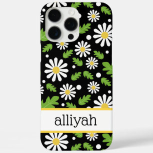 Retro-Hippie-Blumen-Gänseblümchen-Muster iPhone 16 Pro Max Hülle