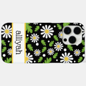 Retro-Hippie-Blumen-Gänseblümchen-Muster Case-Mate iPhone Hülle (Rückseite (Horizontal))