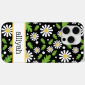 Retro-Hippie-Blumen-Gänseblümchen-Muster Case-Mate iPhone Hülle (Rückseite (Horizontal))