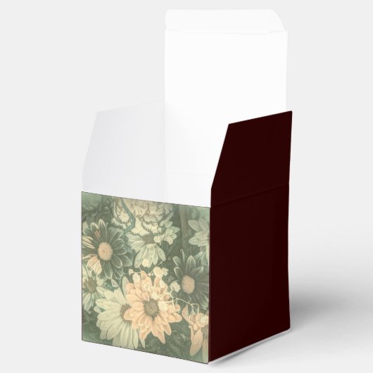 Retro Hippie bohemian Sommerzeit Hochzeit Geschenkschachtel (Geöffnet)