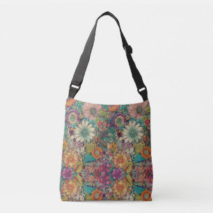 Retro Hippie: Daisy-Tasche Tragetaschen Mit Langen Trägern