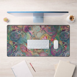 Retro Hippie: Fantasy Desk Mat Schreibtischunterlage