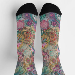 Retro Hippie: Fantasy Socken