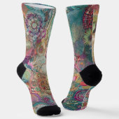 Retro Hippie: Fantasy Socken (Gewinkelt)