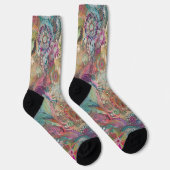 Retro Hippie: Fantasy Socks Socken (Rechts)