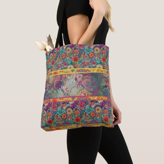Retro Hippie: Fantasy-Tasche Tasche (Von Nahem)