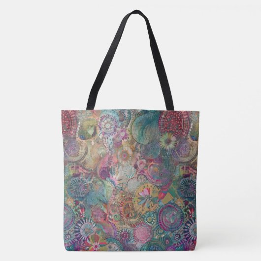 Retro Hippie: Fantasy-Tasche Tasche (Vorderseite)