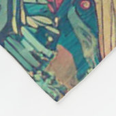 Retro Hippie: Farbenfrohe Mosiac Blanket Fleecedecke (Ecke)