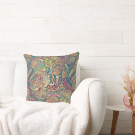 Retro Hippie: Farbenfrohe Mosiac-Kissen Kissen