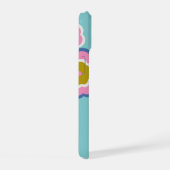 Retro Hippie Flora iPhone 15 Hülle (Rechte Seite)