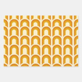 Retro Hippie Groovy Seventies Floral & Rainbow 60e Geschenkpapier Set (Vorderseite 2)