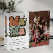 Retro Hippie Mama Mothers Day Fotoblock