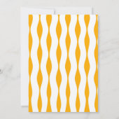 Retro Hippie Party Einladung (Rückseite)