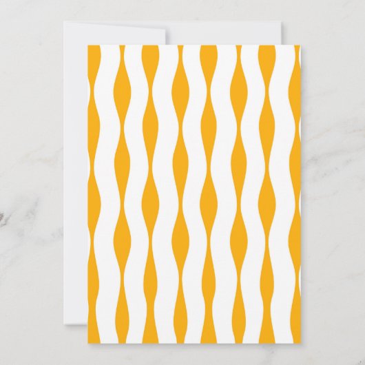 Retro Hippie Party Einladung (Rückseite)