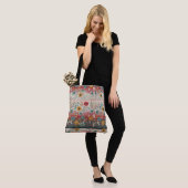 Retro Hippie: Patchwork-Gartentasche Tasche (Am Model)