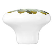 Retro Hippie Peace Daisy Blume Floral Country Keramikknauf (Seitenansicht)