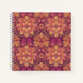 Retro Hippie: Pink Road Trip Notebook Notizblock (Vorderseite)