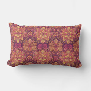 Retro Hippie: Pink Road Trip Pillow Lendenkissen