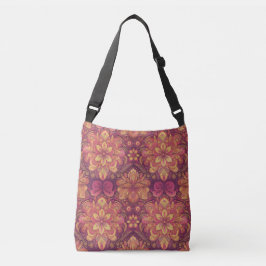 Retro Hippie: Pink Road Trip Tote Bag Tragetaschen Mit Langen Trägern