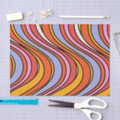 Retro Hippie Psychedelic Wirbel Tissue Paper 70 Seidenpapier (Handwerk)