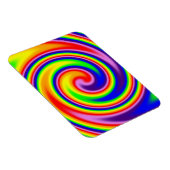 Retro Hippie Rainbow Magnet (Rechte Seite)