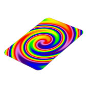 Retro Hippie Rainbow Magnet (Linke Seite)