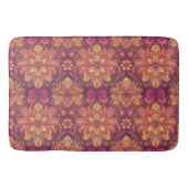 Retro Hippie: Rosa Straße Trip Bath Mat Badematte (Vorderseite)