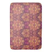 Retro Hippie: Rosa Straße Trip Bath Mat Badematte (Vorderseite Vertikal)