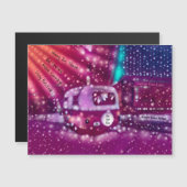 Retro-Hippie Sie Got diese Inspiration Magnetkarte (Vorne/Hinten)