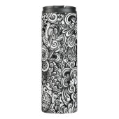 Retro Hippie und Cool Thermosbecher (Rückseite)